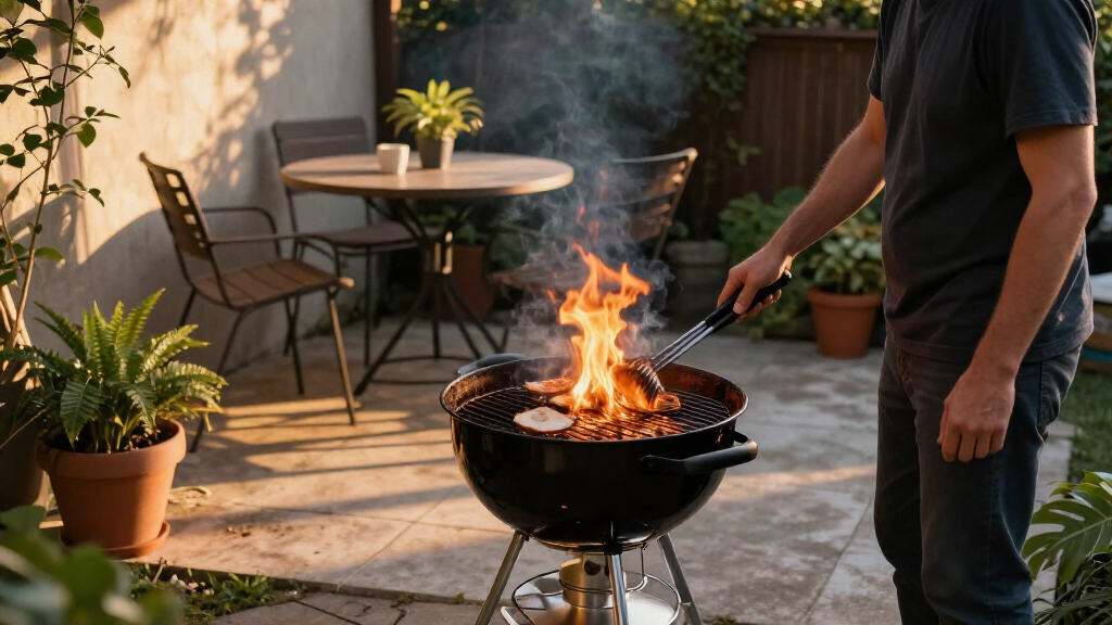 grills small outdoor areas