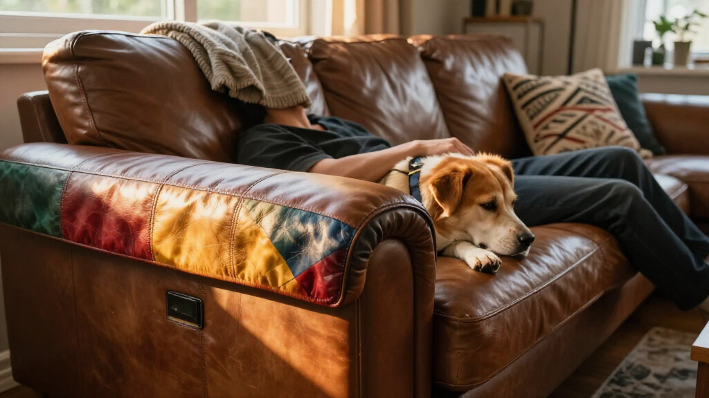 best leather couch protector for dogs