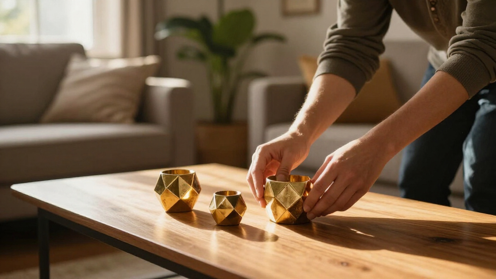 geometric pattern decor items