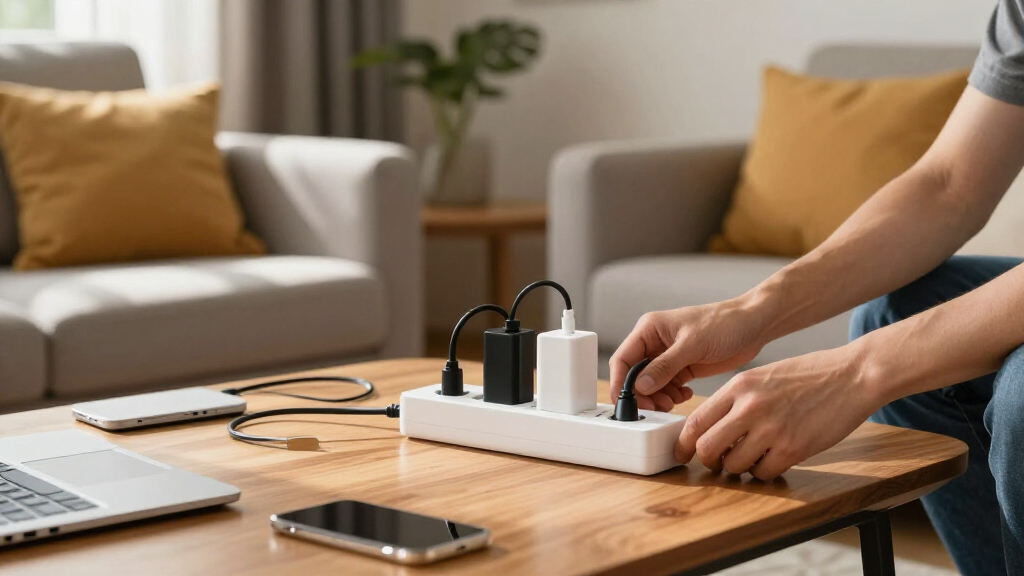 power strips for extra outlets