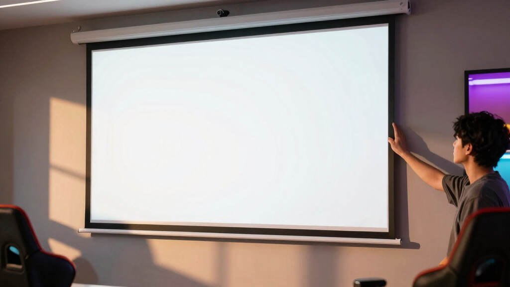 best projector screens for game rooms