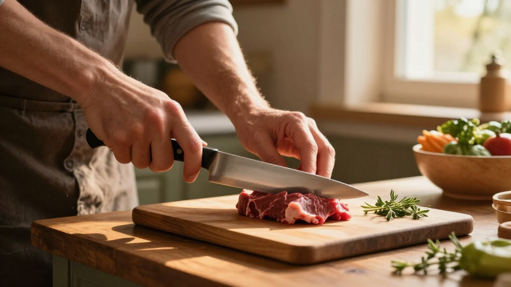 knives for meat preparation