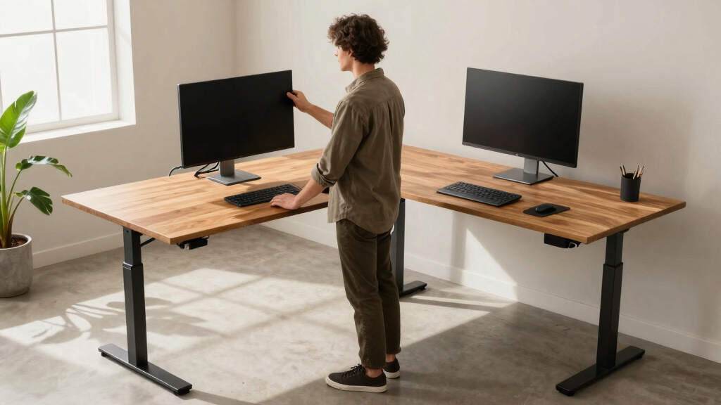 best L-shaped standing desks for creators