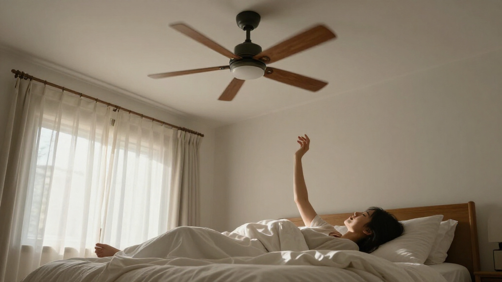 ceiling fan for sleeping