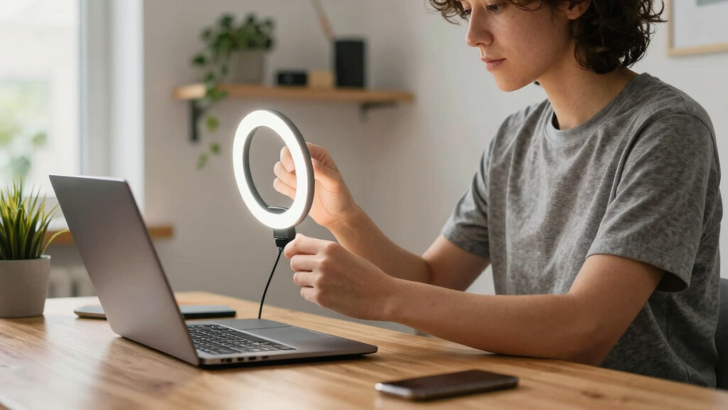 portable ring lights for laptops