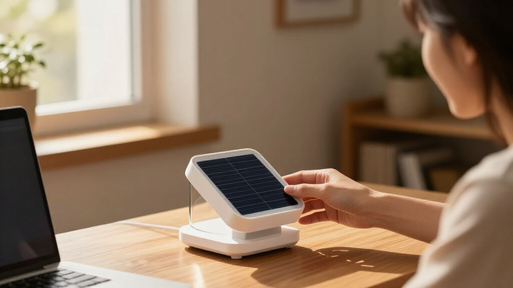 solar-powered desk lamps