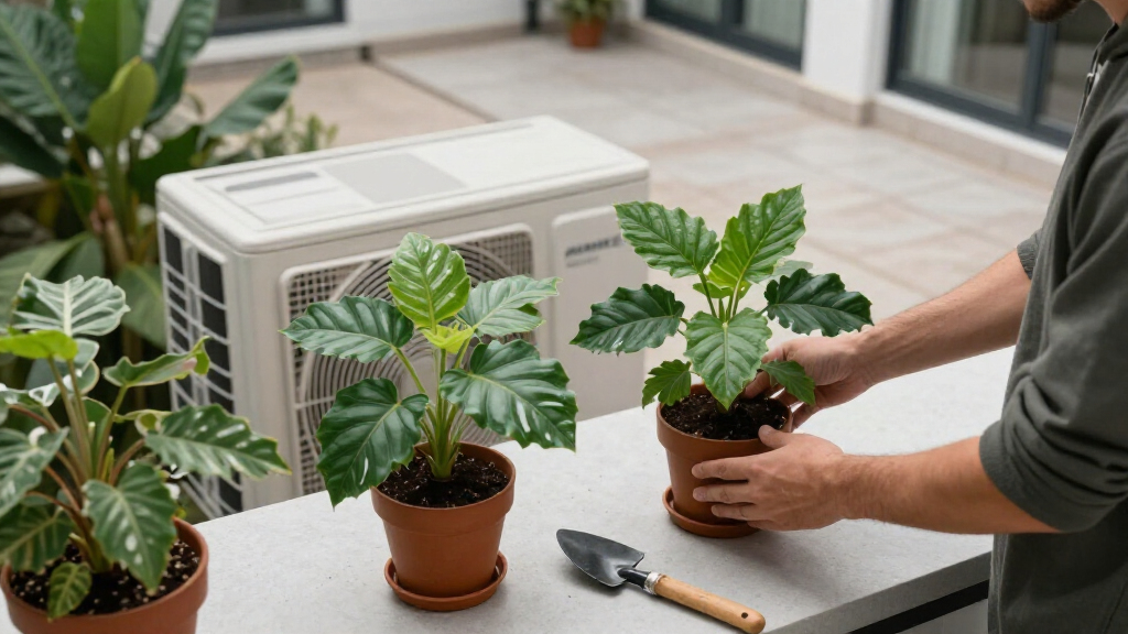 best plants for hiding AC units