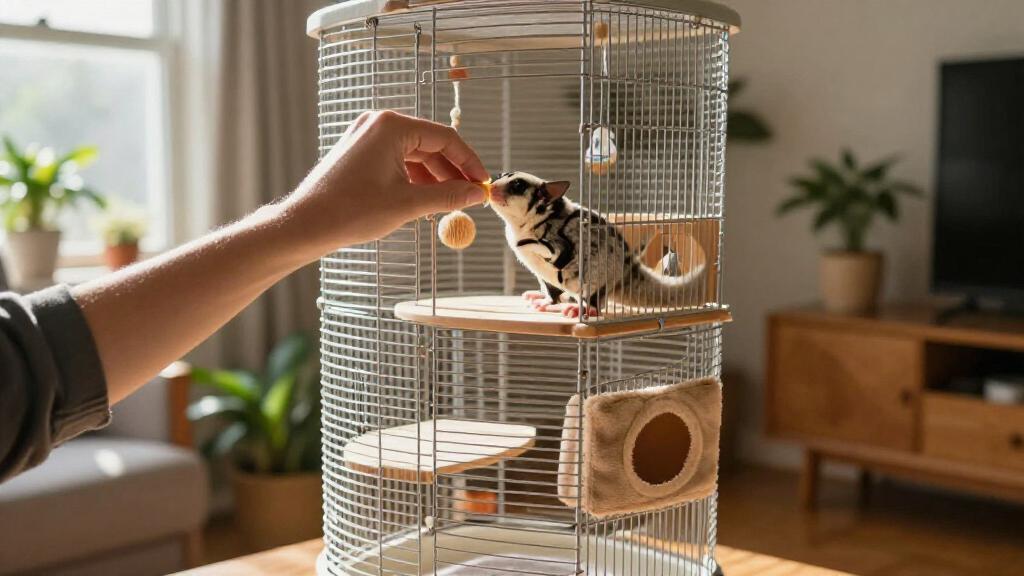 best sugar glider cage tall setup