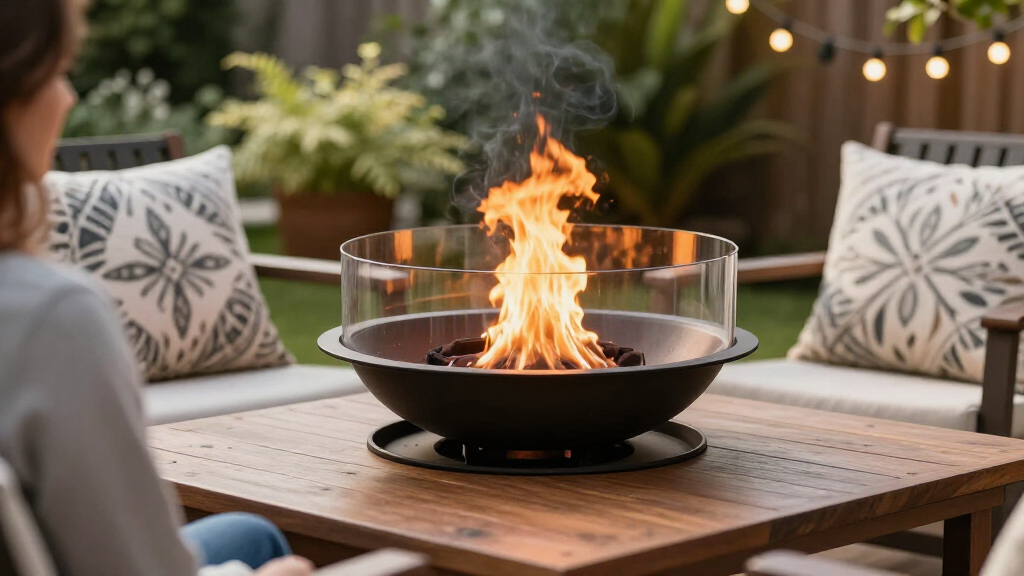 best propane fire pit table for patio