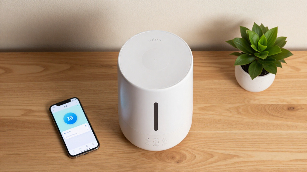 smart humidifier large room with sensor