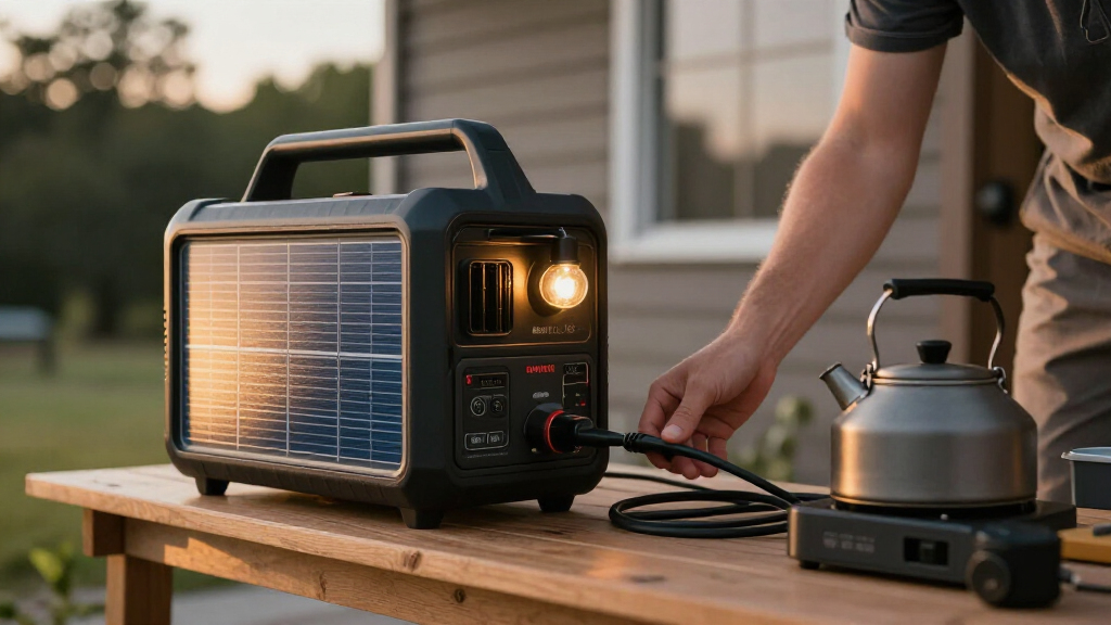solar generators with panels