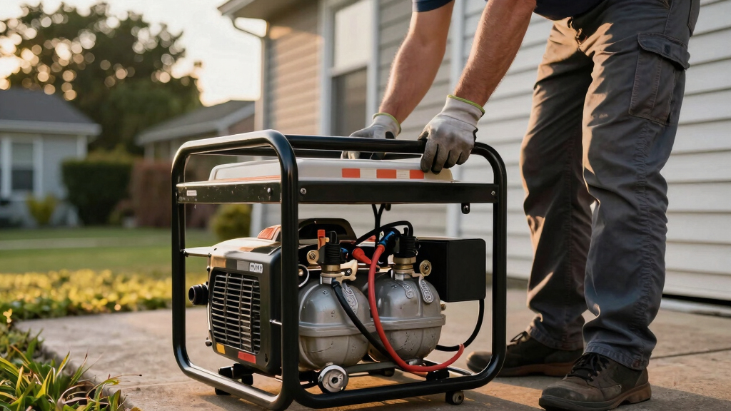 best dual-fuel generator for emergency heat