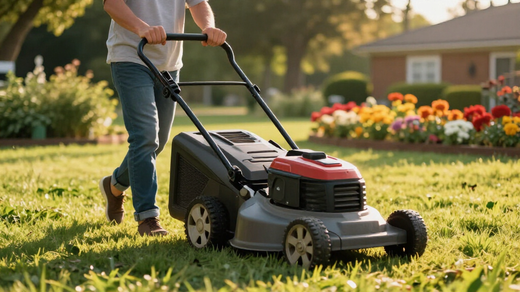 self propelled electric lawn mower