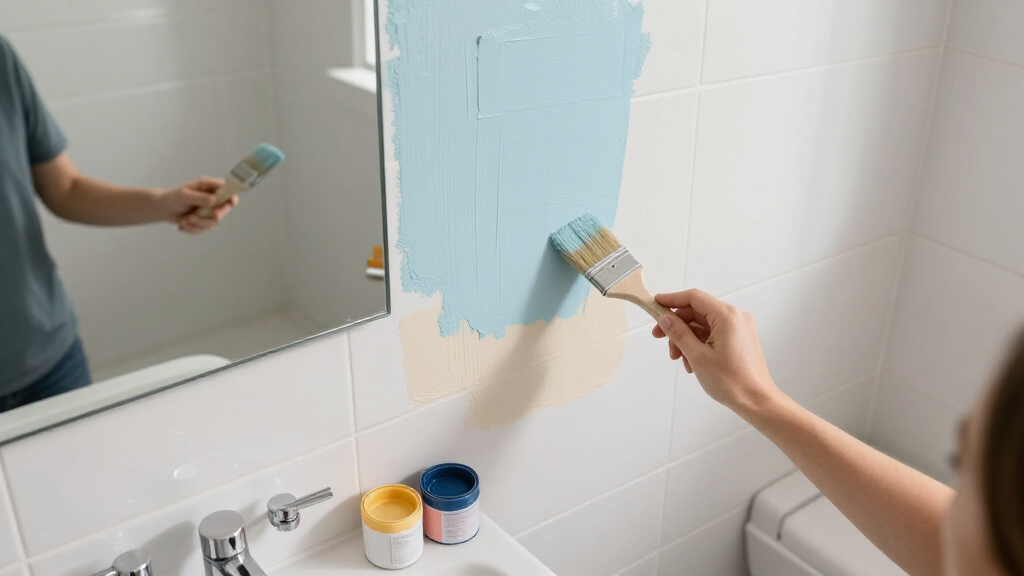 color for small bathroom