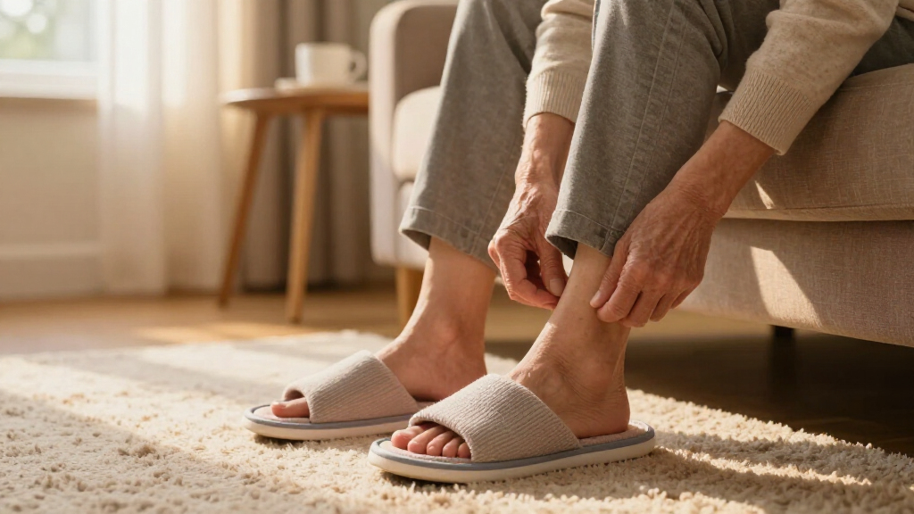 slippers for elderly with swollen feet