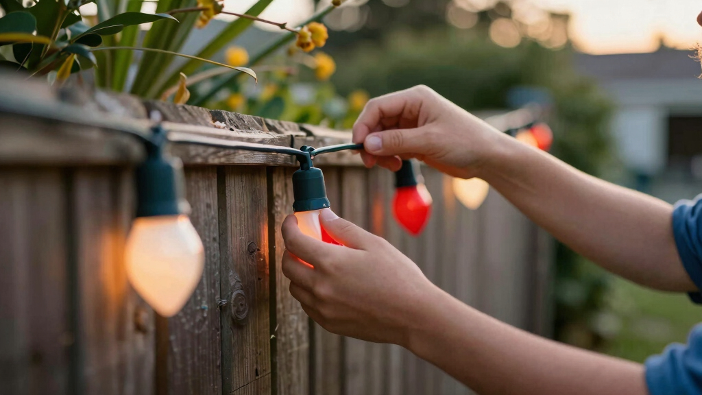 patriotic outdoor string lights