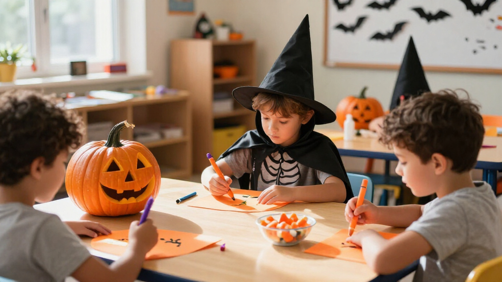 Halloween classroom activity books