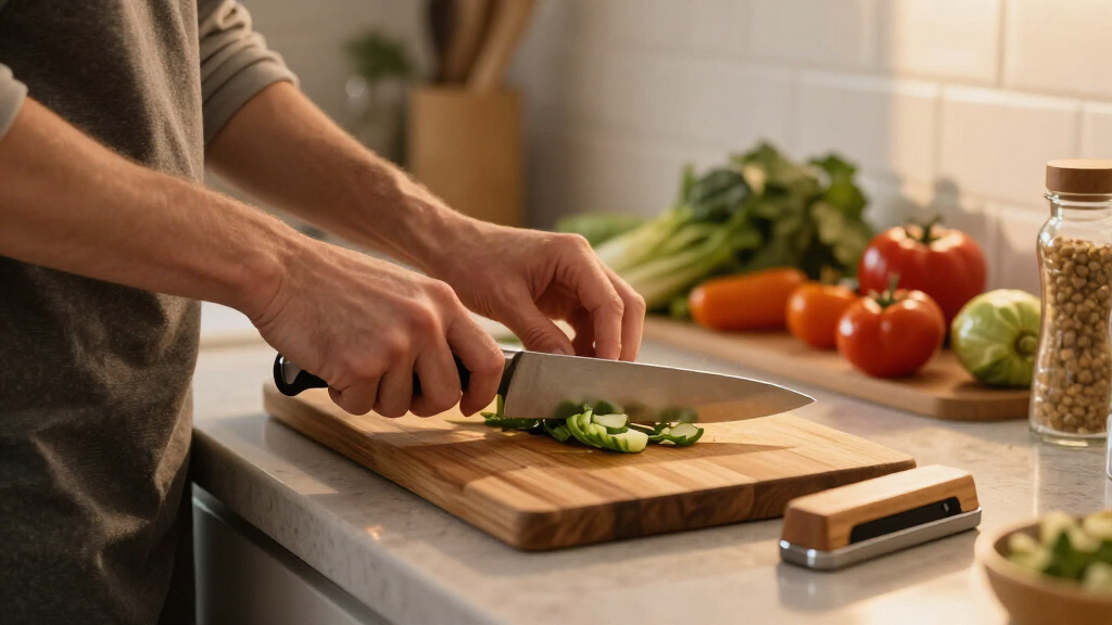 knife sets with sharpener