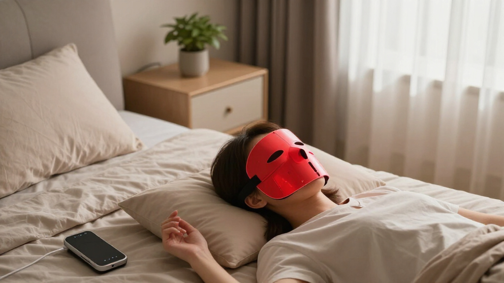 red light therapy mask