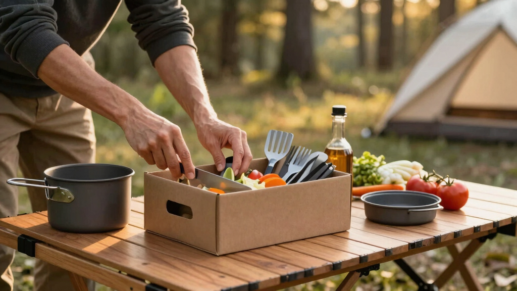 best camping kitchen box for quick meals on road trips