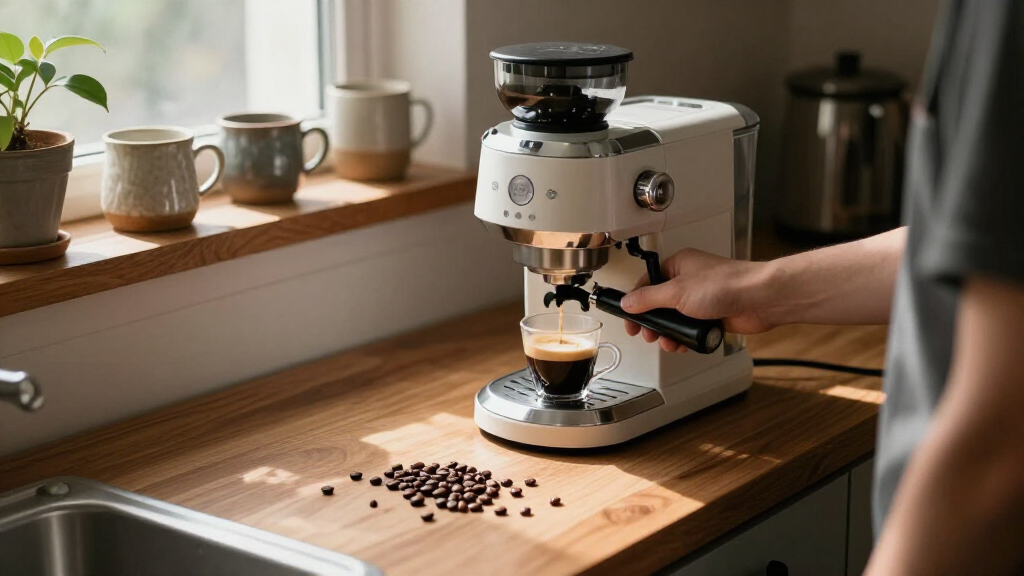 espresso machines with builtin grinder