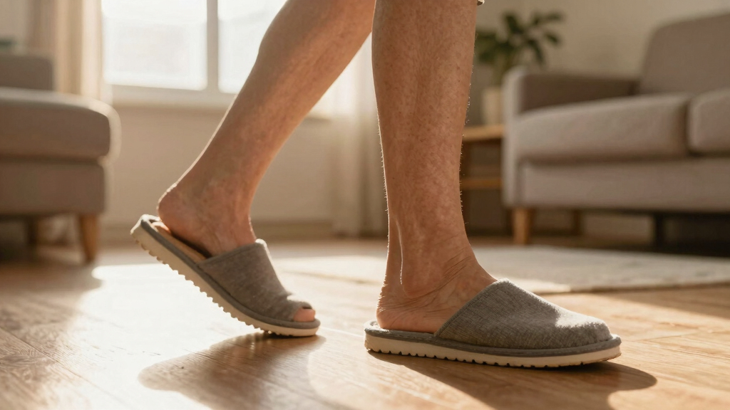 slip resistant slippers for elderly
