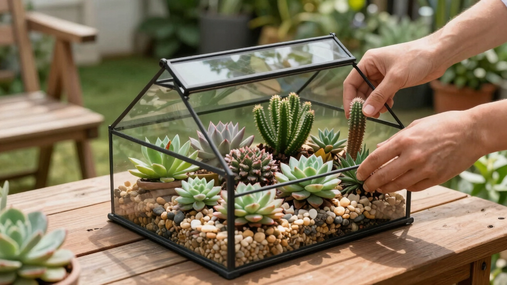 glass terrariums for succulents