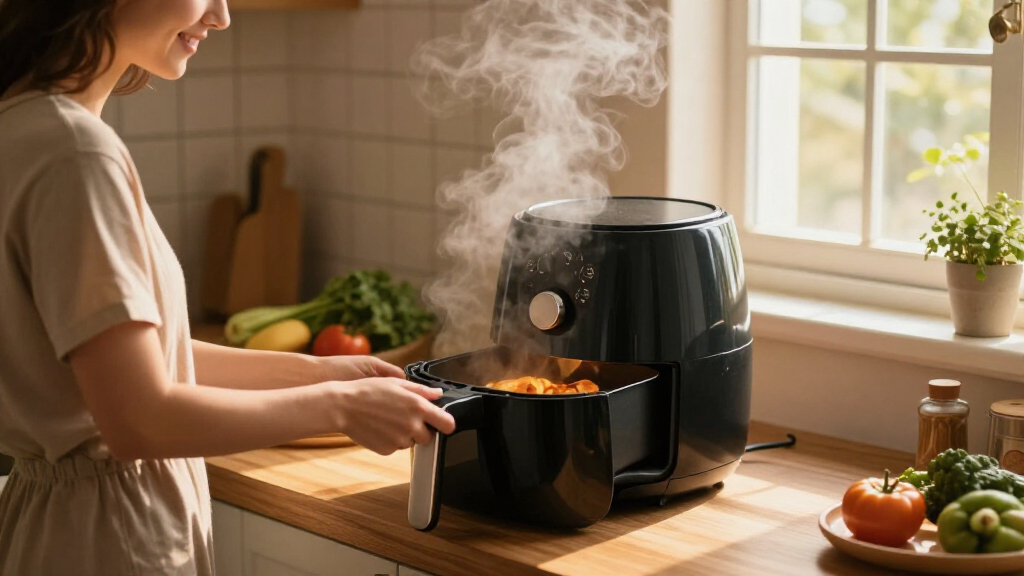 air fryer with steam with steam function