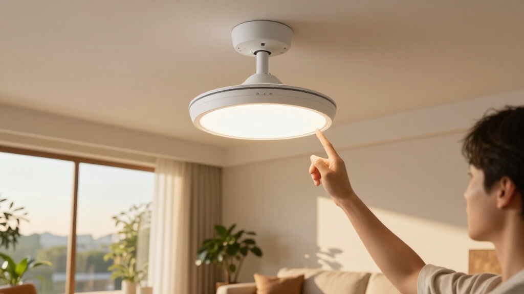 smart ceiling fan with light