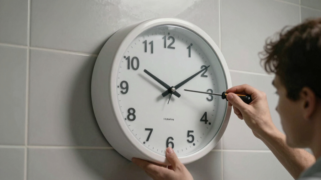 best bathroom wall clocks