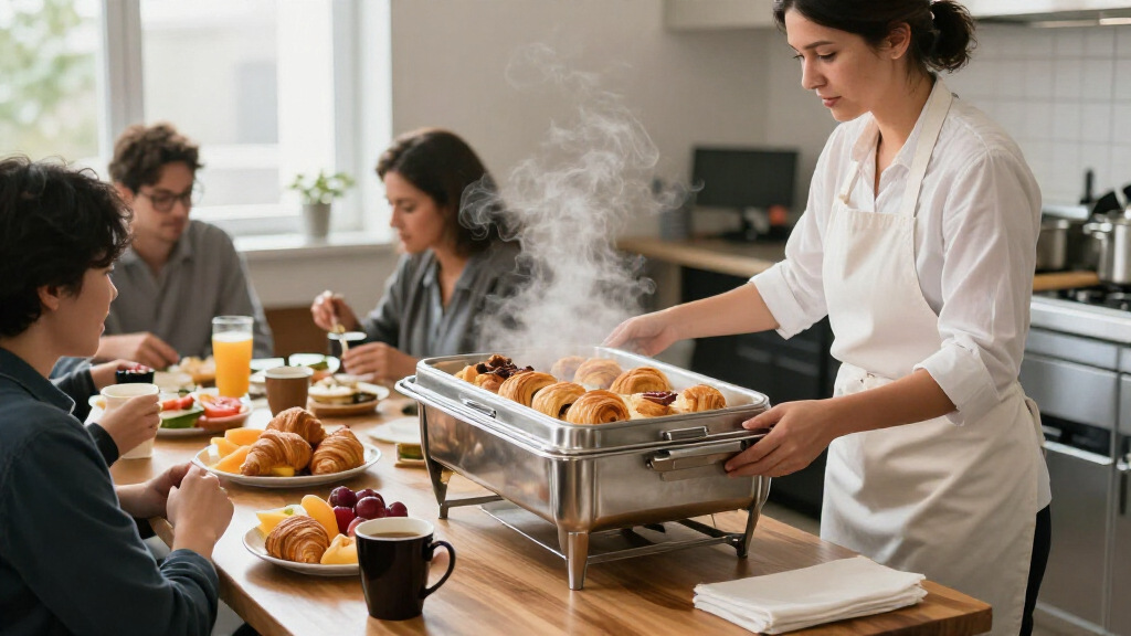 commercial breakfast catering hot box
