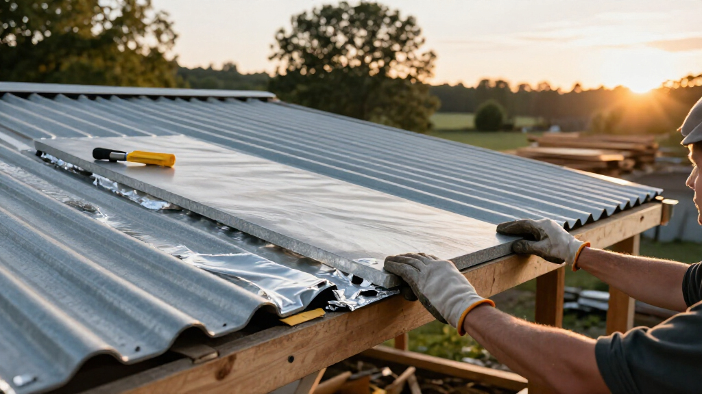 best exterior insulation for metal roofs