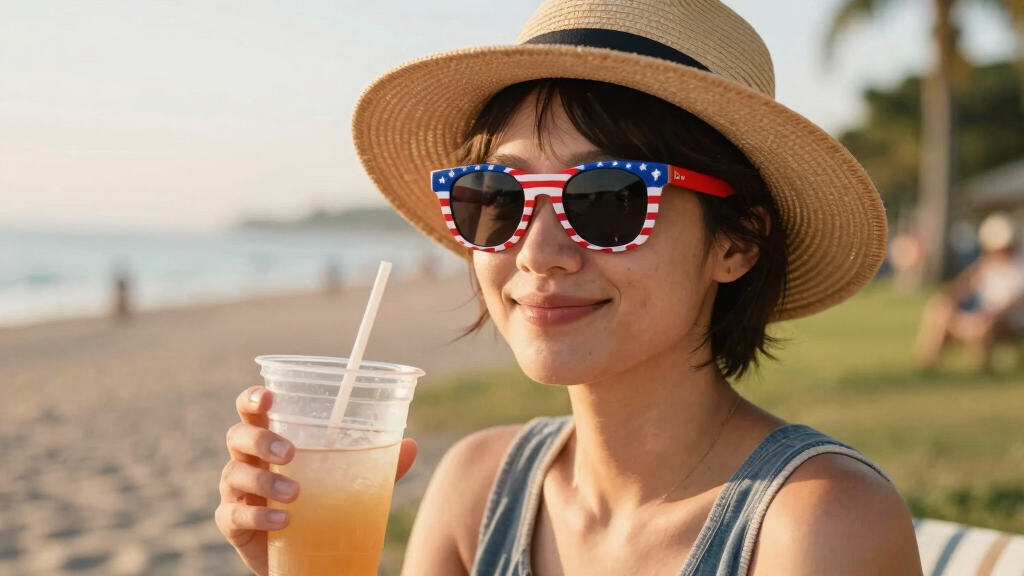 patriotic summer sunglasses