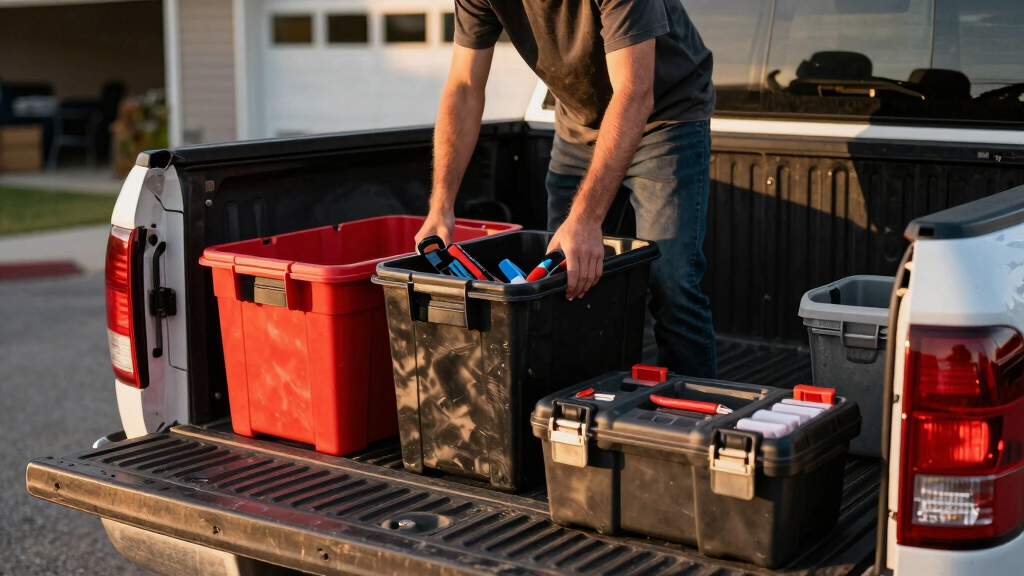 truck bed storage organizers