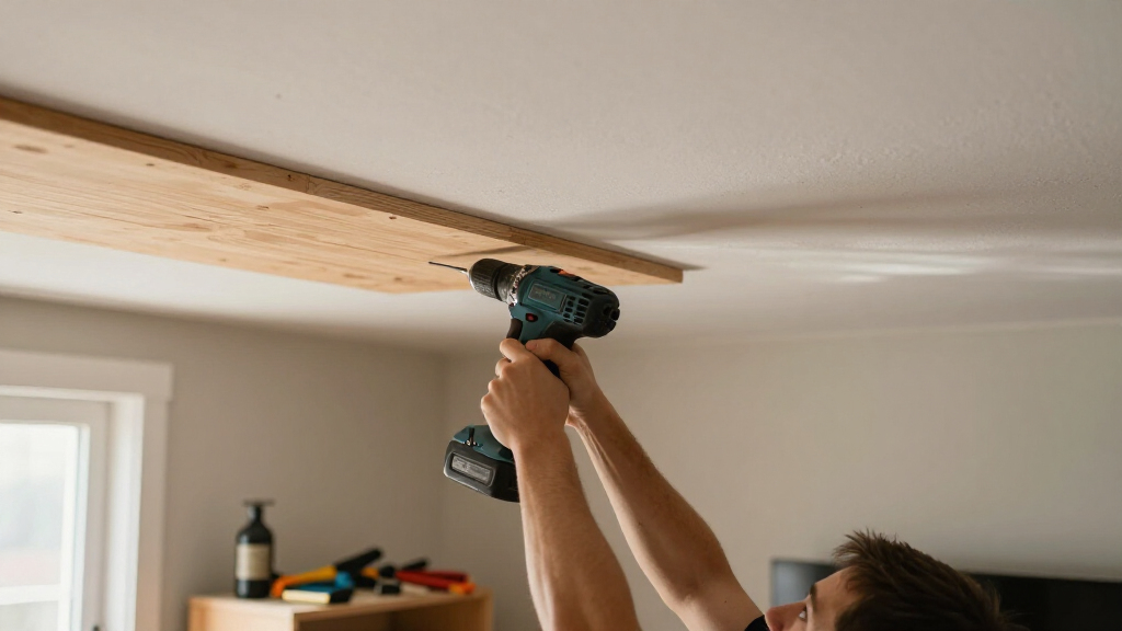 diy ceiling treatment under 200