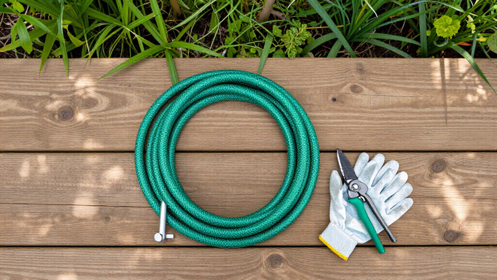 garden hose reel storage