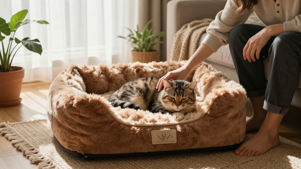 premium heated pet beds