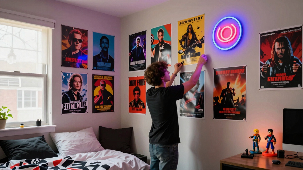 pop culture themed dorm decor
