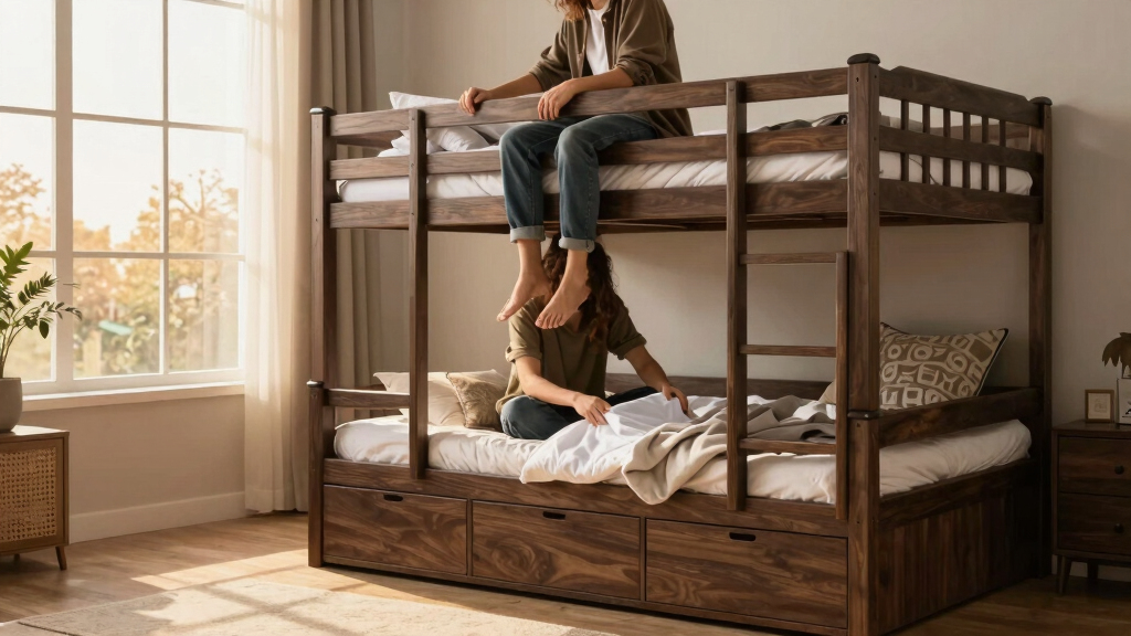 best premium bunk bed with storage