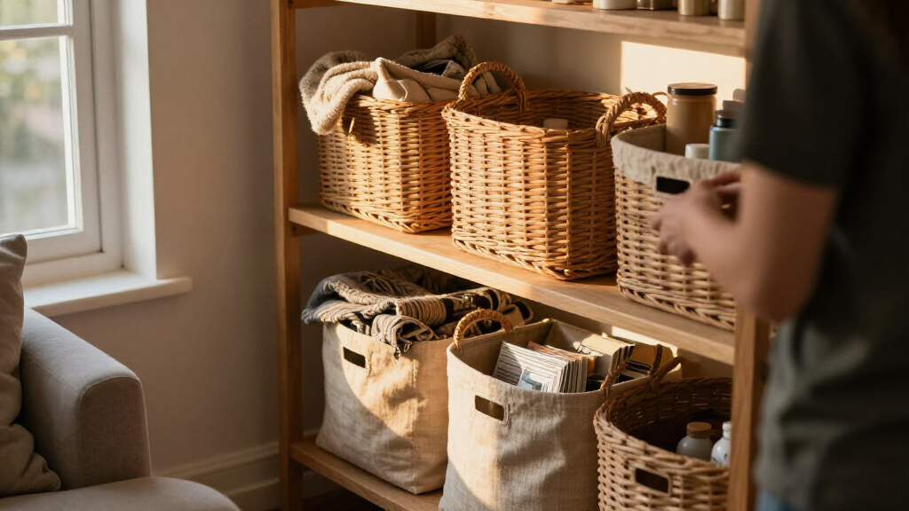 decorative baskets for home organization