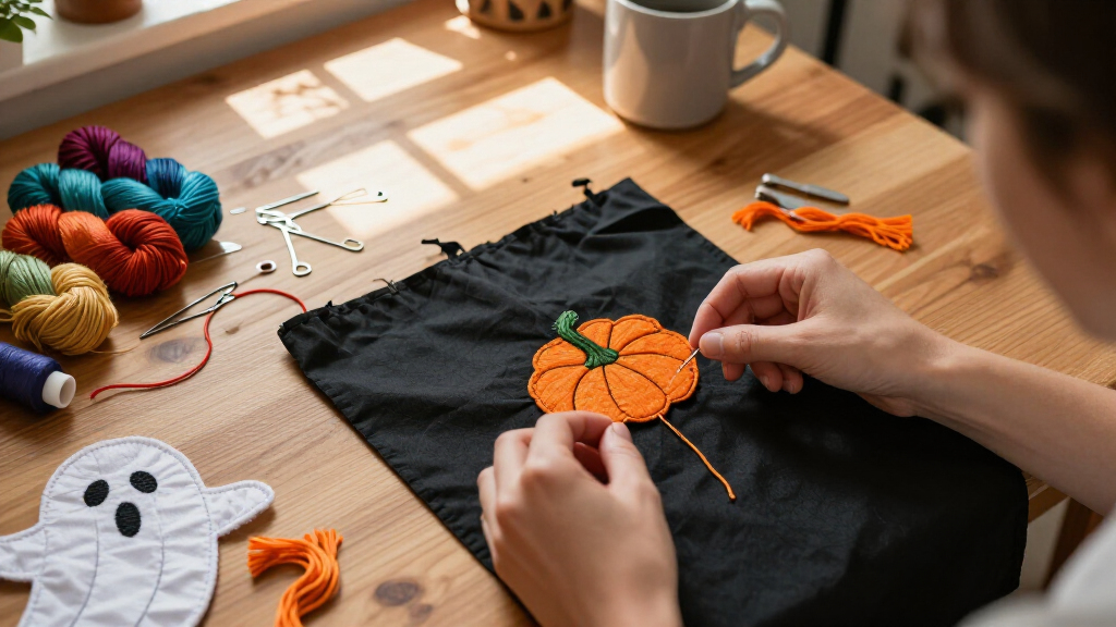 Halloween embroidery kits