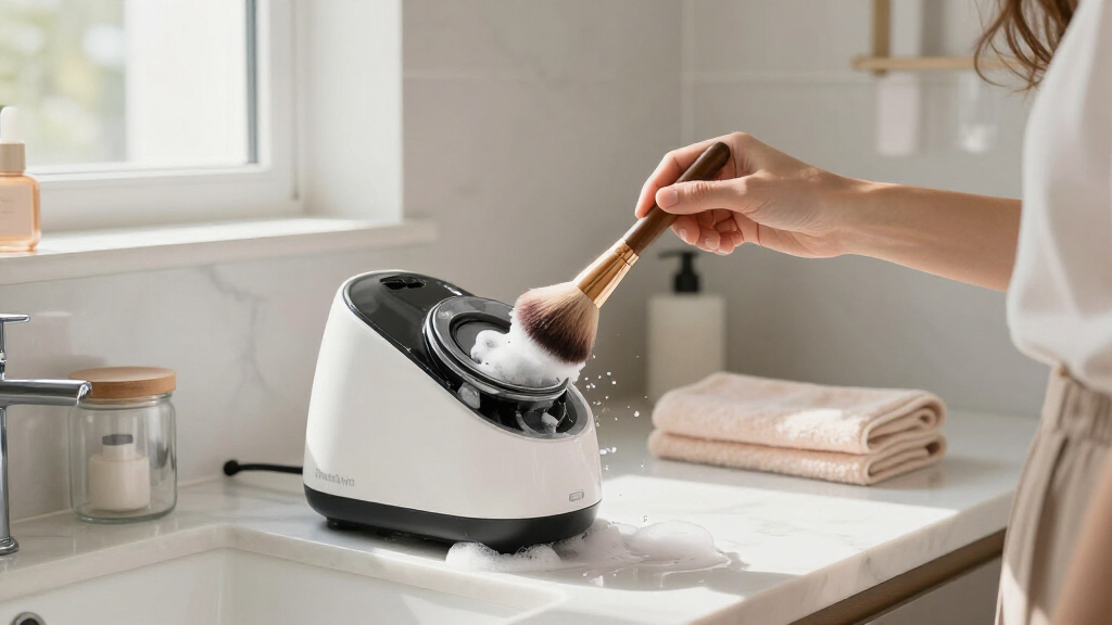 makeup brush cleaning machine large capacity