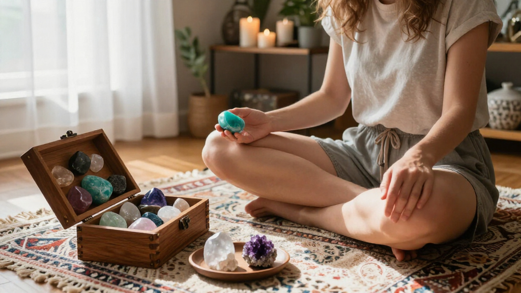 crystal healing sets
