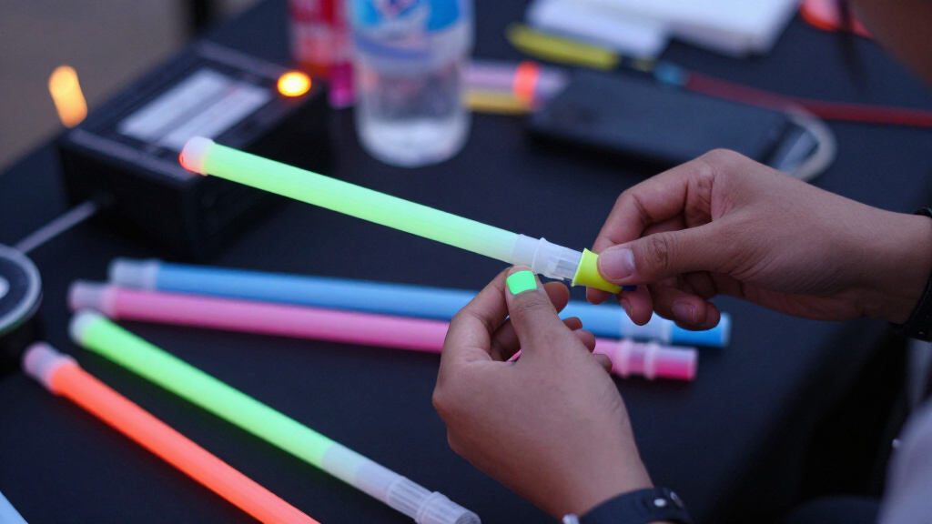 music festival glow sticks