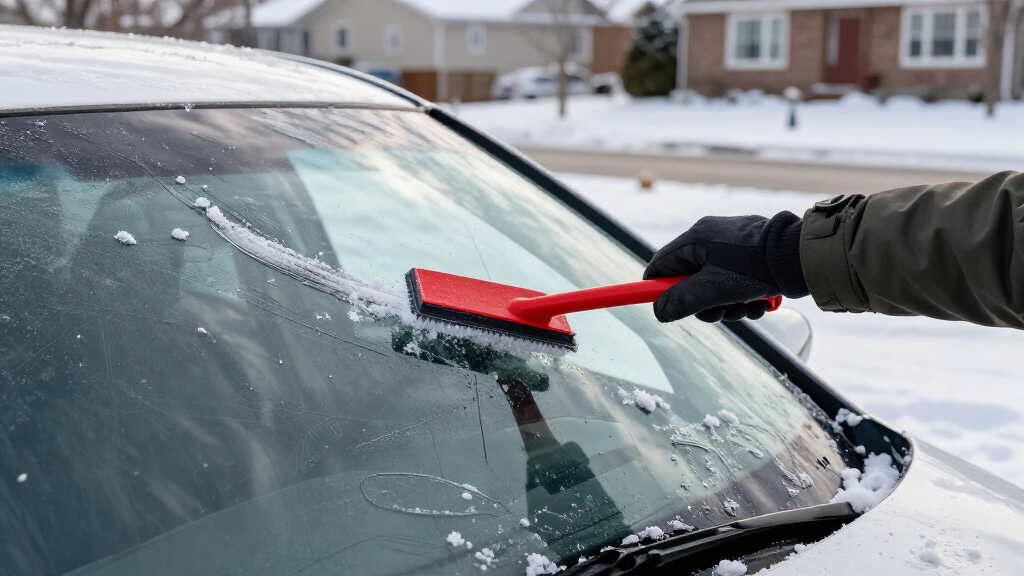 car snow brushes and ice scrapers