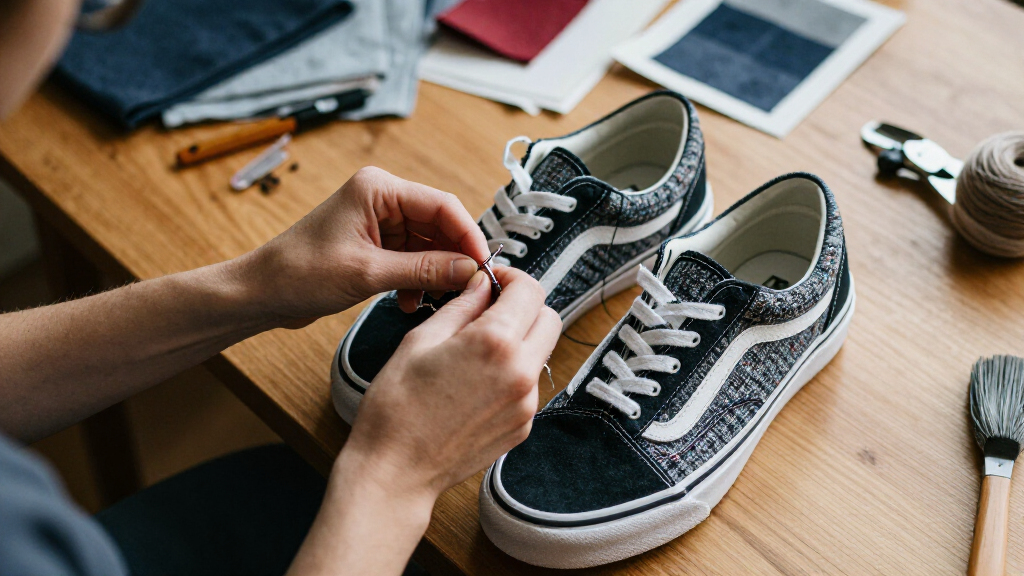 best Harris Tweed Vans shoes