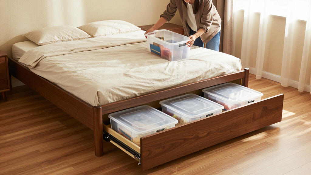 best under-bed storage systems for small bedrooms