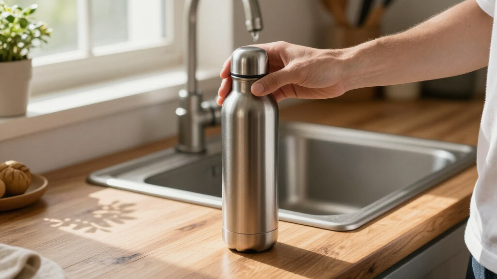 reusable water bottle stainless steel