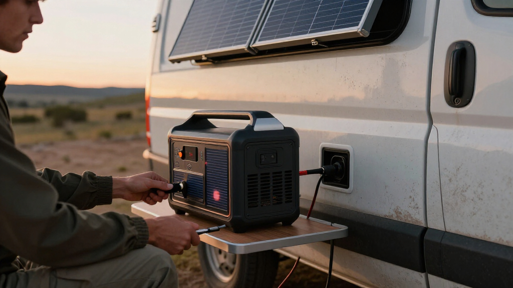 solar generator for rv boondocking
