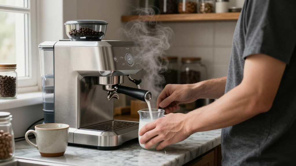 espresso machine milk frother